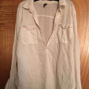 Old Navy Half Button Up Top